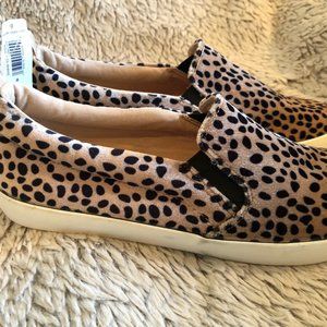 Brand new GAP leopard print shoes (suede like)